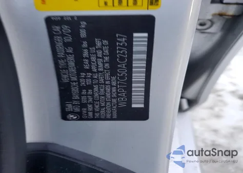 2010 BMW 535 Xi z USA, uszkodzony, nr VIN WBAPT7C50AC237347